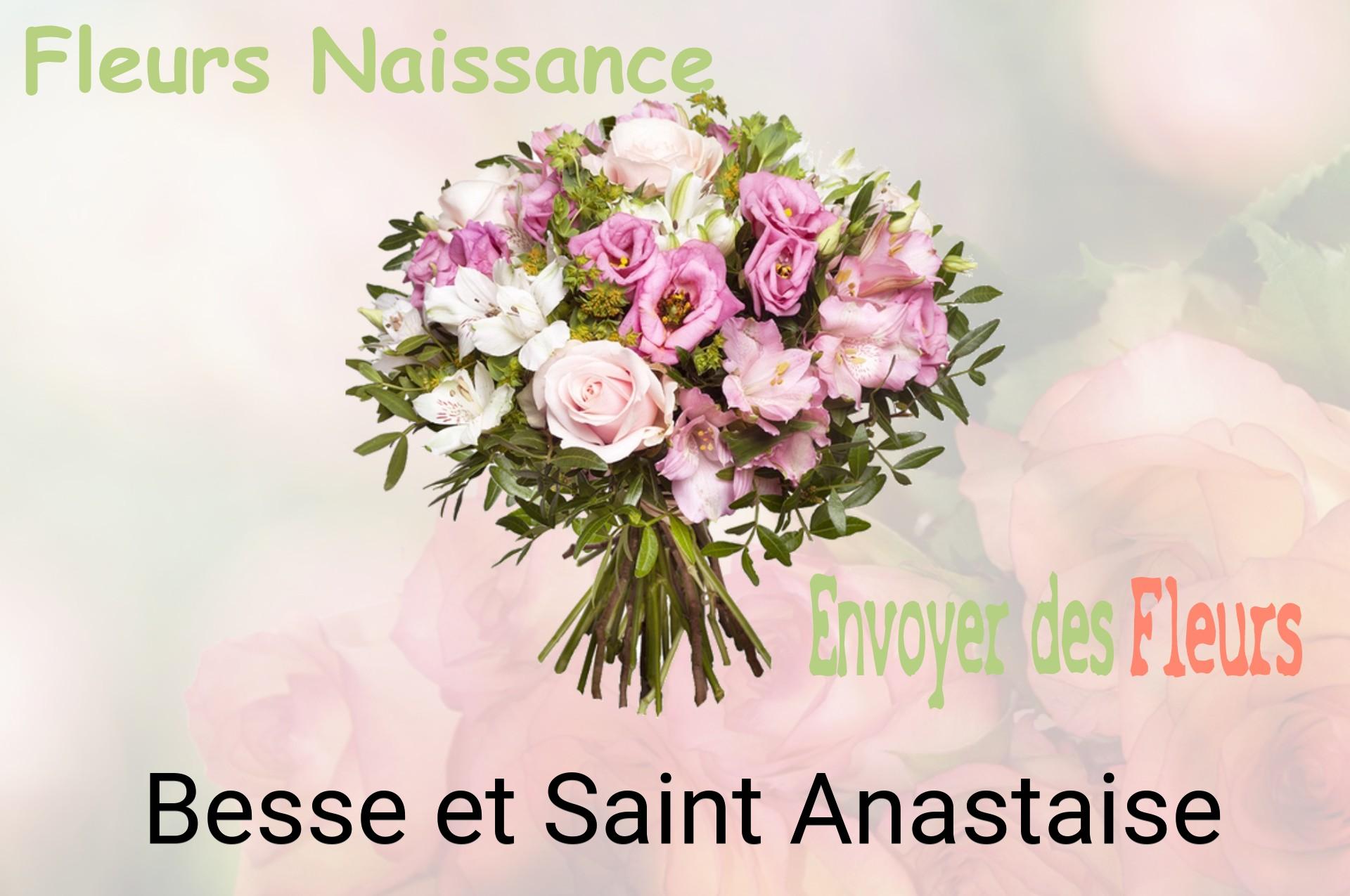 Bouquet de fleurs de naissance livré à Besse-et-Saint-Anastaise